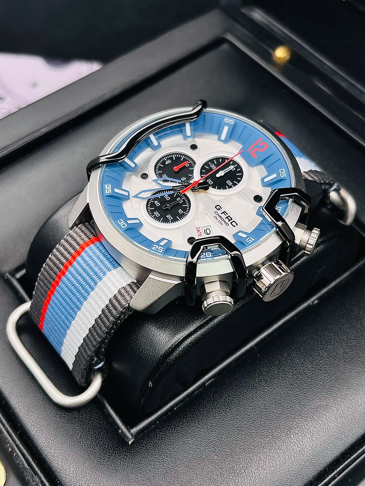 Reloj G-FRC Cronógrafo Deportivo – Lona Multicolor