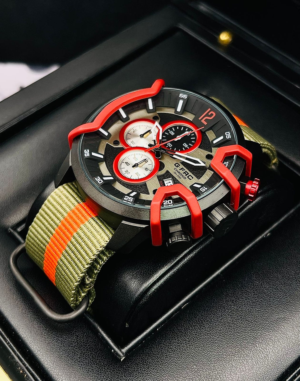 Reloj G-FRC Cronógrafo Deportivo – Lona Multicolor
