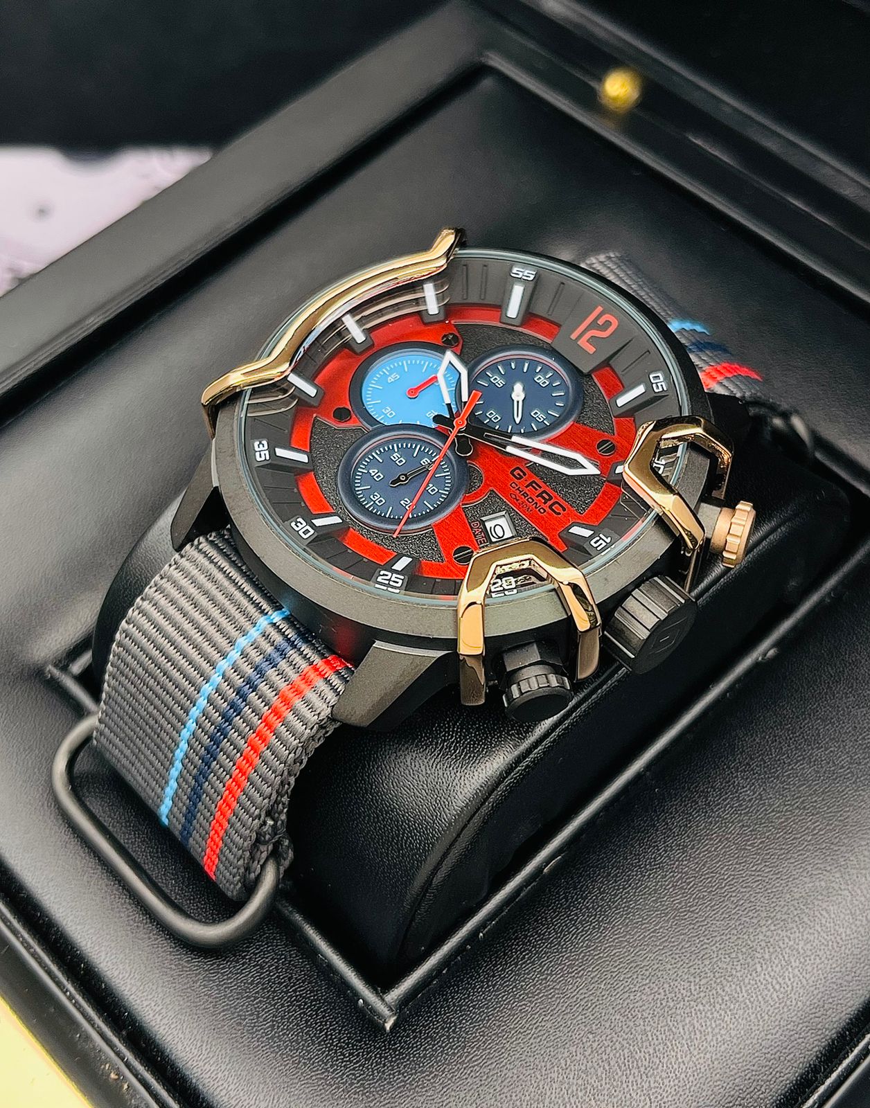 Reloj G-FRC Cronógrafo Deportivo – Lona Multicolor